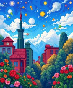 Map Overlay Paint Numbers