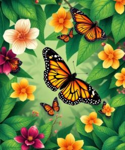 Monarch Escape Paint Numbers