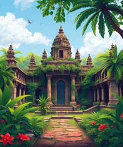 Palace Ruins Paint Numbers