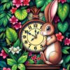 Rabbit Clock Paint Numbers
