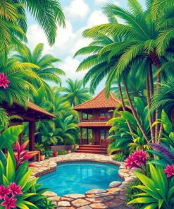 Tropical Retreat Paint Numbers