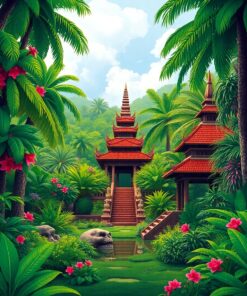 Tropical Sanctuary Paint Numbers