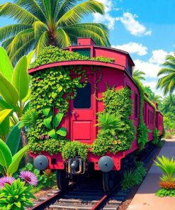 Train Caboose Paint Numbers