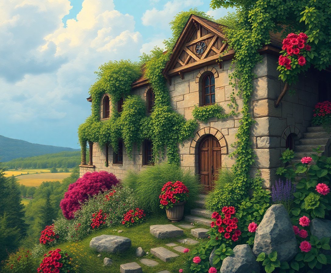 overgrown-vintage-arthurian-relic-paint-by-numbers-kit