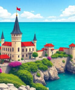 Turquoise Sea Paint Numbers