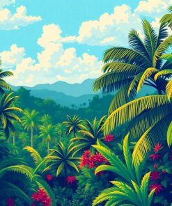 Overlooking Tropical Canopies Paint By Numbers