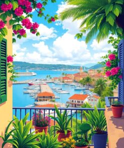 Harbor Balconies Paint Numbers