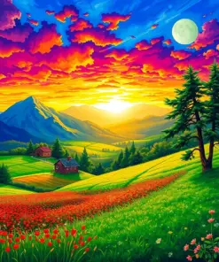 Painting By Numbers Custom​ Landscape