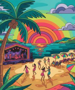 Palm Beach Music Festival Paint By Numbers