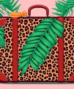 Leopard Luggage Paint Numbers
