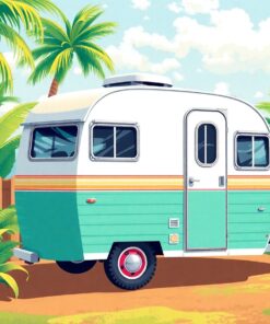 Vintage Camper Paint Numbers