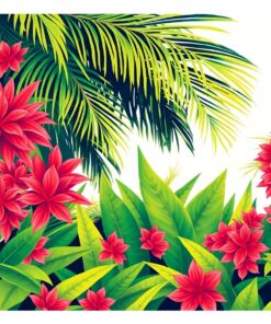 Palms Amidst Ripe Vines Paint By Numbers