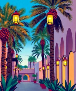 Vintage Lanterns Paint Numbers