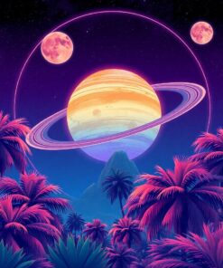 Realistic Saturn Paint Numbers