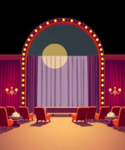 Realistic Theater Paint Numbers