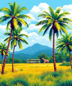 Tropical Savannah Paint Numbers