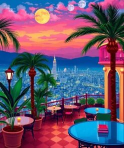 Cabaret Terrace Paint Numbers
