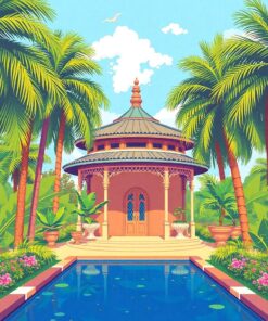 Vintage Pavilion Paint Numbers