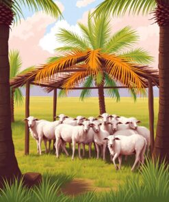 Sheltering Flock Paint Numbers