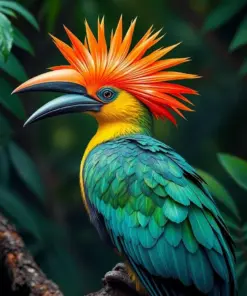 Pandanus Roosting Tropicbird Paint By Numbers