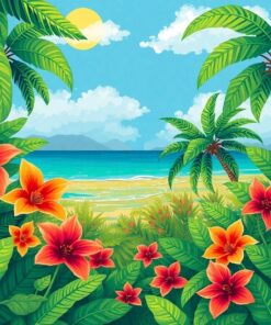 Papaya Grove Petit Verdot Paint By Numbers