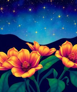 Libra Stars Paint Numbers