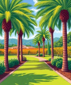 Estate Palms Paint Numbers