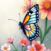 Butterfly Portrait Paint Numbers