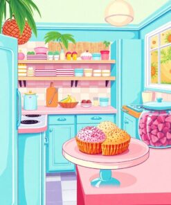 Coconut Kitchen Paint Numbers