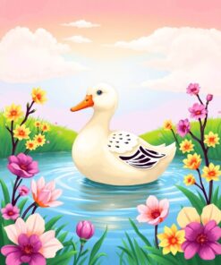 Easter Duck Paint Numbers