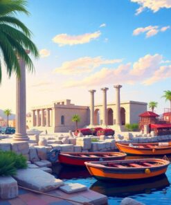 Harbor Ruins Paint Numbers