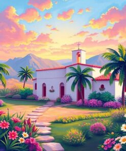 Mission Sunrise Paint Numbers