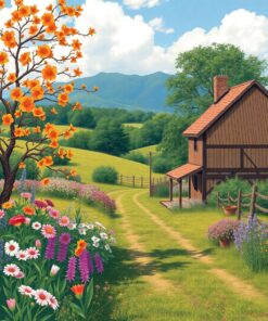 Vintage Style Paint Numbers