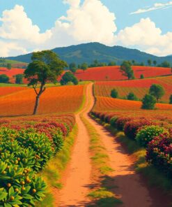 Coffee Fields Paint Numbers