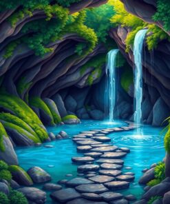 Forgotten Grotto Paint Numbers