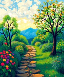 Impressionist Paradise Paint Numbers