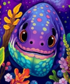 Peeking Tropical Amphora Eel Paint By Numbers
