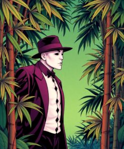 Tropical Bamboo Paint Numbers