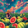 Nebula Melons Paint Numbers