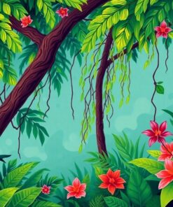 Piercing The Jungle Monsoon Paint By Numbers