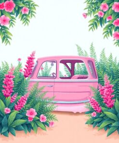 Amidst Ferns Paint Numbers