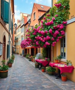 Vintage Cobblestones Paint Numbers