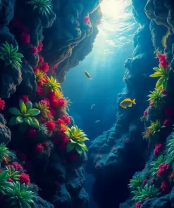 Plunging Tropical Ocean Depths Paint By Numbers