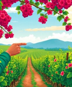 Tropical Vines Paint Numbers