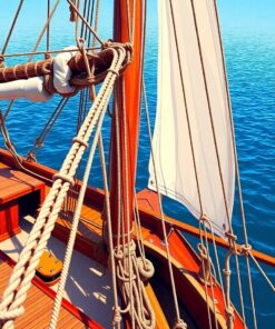 Sailing Rigging Paint Numbers