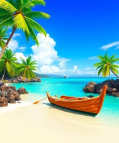 Boat Sand Paint Numbers