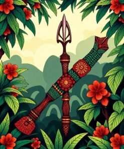 Jungle Weapon Paint Numbers