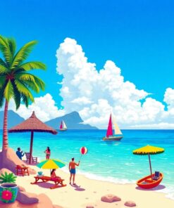 Island Voyage Paint Numbers