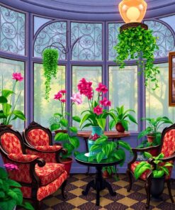 Vintage Glass Paint Numbers