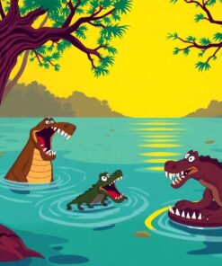 Predators Of The Bayou Paint By Numbers